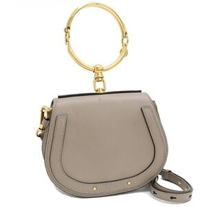 Chloe Nile Bracelet Shoulder Bag Motti Gray leather